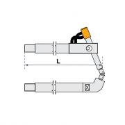 Верхнее плечо наклонное O 30 х 400мм для серии SG 8-12-18-25 Fubag [31035]