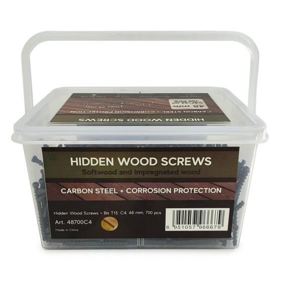 Саморезы Hidden Wood Screws C4 48 mm 700 шт