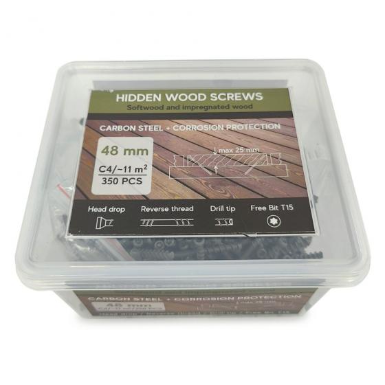 Саморезы Hidden Wood Screws C4 48 mm 350 шт