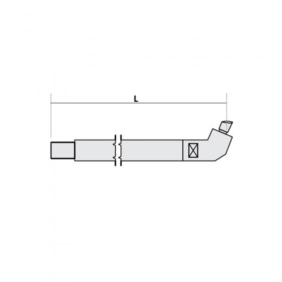 Нижнее плечо наклонное O 30 х 300мм для серии SG 8-12-18-25 Fubag [31040]