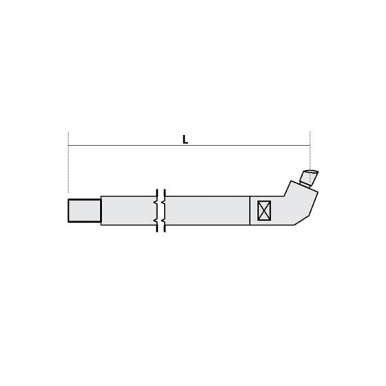 Нижнее плечо наклонное O 22 х 125мм для серии SG 4-6 Fubag [38934]