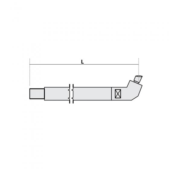 Нижнее плечо наклонное O 22 х 400мм для серии SG 4-6 Fubag [38937]