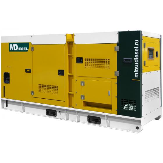 Резервный дизельный генератор МД АД-300С-Т400-1РКМ29 в шумозащитном кожухе
